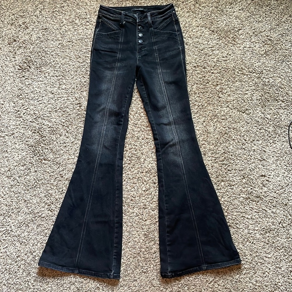 Flying Monkey high rise super flare jeans